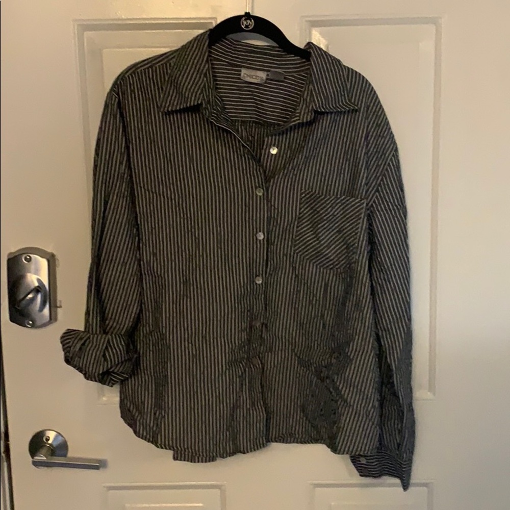 Boyfriend style button-up